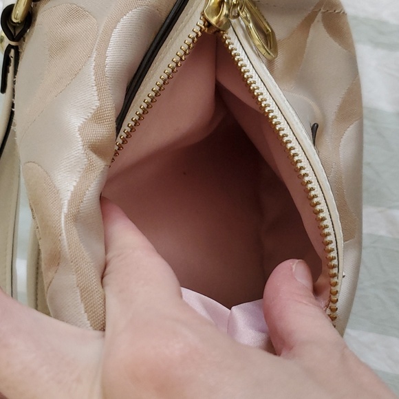 Coach Champagne Arm/Crossbody Purse - Picture 14 of 16